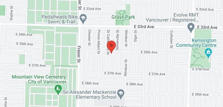 map of 5116 ST. CATHERINES STREET